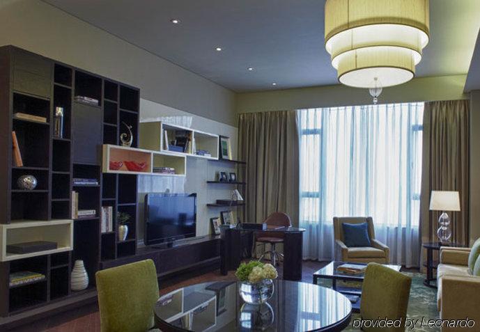 Marriott Executive Apartment Tianjin Lakeview المطعم الصورة